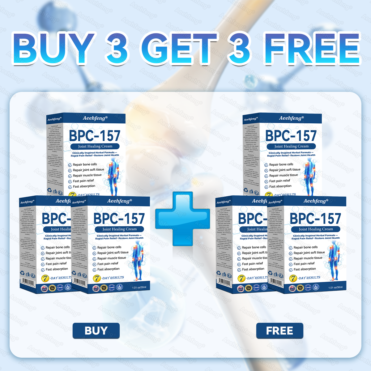 𝐀𝐞𝐞𝙝𝙛𝗲𝗻𝗴® 🌈🌈BPC-157 Joint Healing Cream🦴Treats Arthritis, Neuropathy, Rheumatism, Sports Injuries & More 🤍