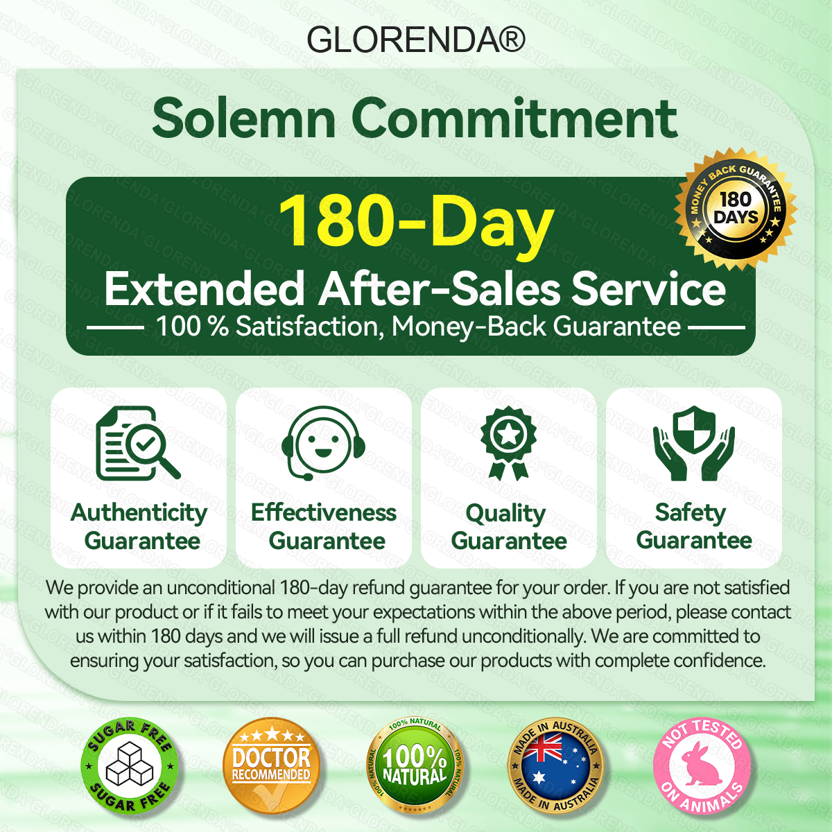 Persistence=Results!Enjoy a limited-time 30% discount on 𝐆𝐋𝐎𝑹𝑬𝑵𝑫𝗔®.Many customers opt to purchase six boxes at once (a 42-day supply) – not only does this consolidate results, but it also secures you a fantastic value bundle! 👍